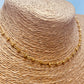 ZO4036 Collar Pirita Entorchado 40 cm mas Extensor 5 cm Baño Oro