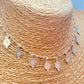 ZP4043 Collar Cadena Bolitas Accesorio Baño Plata