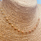 ZO4040 Collar Entorchado Piedra Luna 40 cm mas extensor Baño Oro