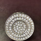 ZAJ16 Anillo Cabezal Circular 20mm Micro Circones Suizos Plata