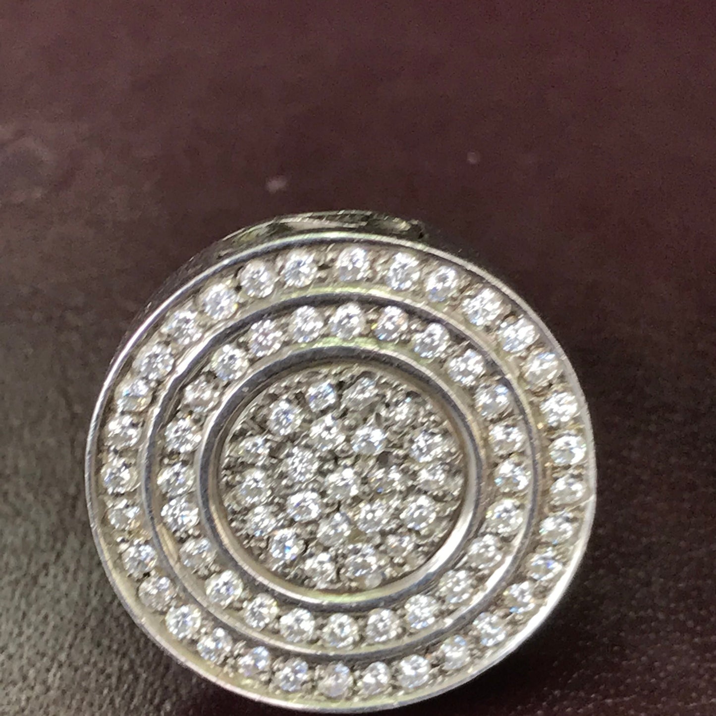 ZAJ16 Anillo Cabezal Circular 20mm Micro Circones Suizos Plata