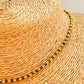 ZO4052 Collar Espinela y mini bolitas 2 mm Largo 40 cm y extensor 5 cm Collar Baño Oro