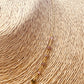 ZO4039 Collar Entorchado Turmalinas Mándala 40 cm mas extensor Baño Oro