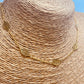 ZO4035 Collar Hojas 40 cms mas Extensor 5 cms Baño Oro