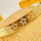 ZO1003 Esclava Estrellas Baño Oro