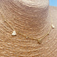 ZO4003 Collar Corazones y Circones Baño Oro