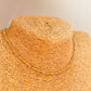 ZO4044 Collar Piedra Luna y mini bolitas 2 mm Largo 40 cm y extensor 5 cm Collar Baño Oro